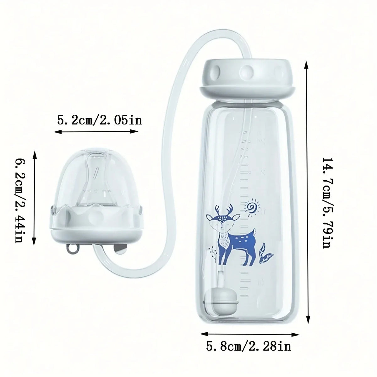 3-ü 1-də Əllərsiz Körpə Biberonu – 300 ml